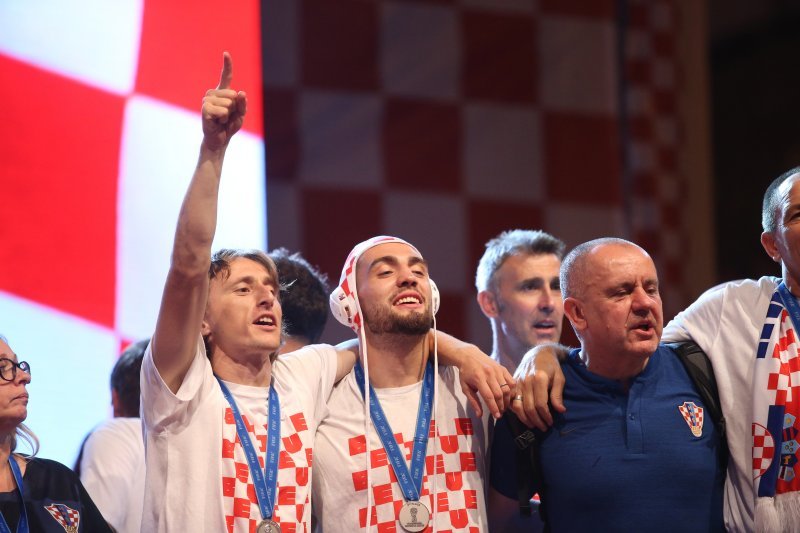 Vatreni na Trgu bana Jelačića