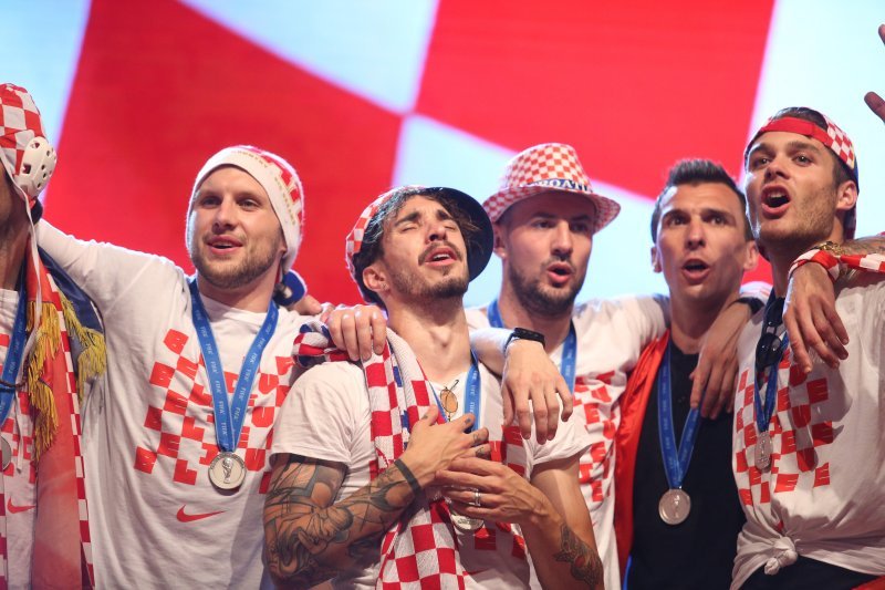 Vatreni na Trgu bana Jelačića