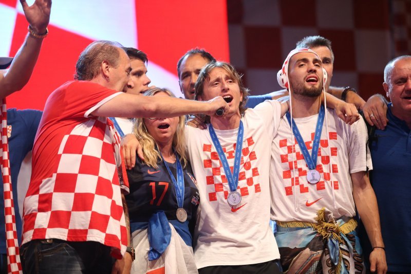 Vatreni na Trgu bana Jelačića