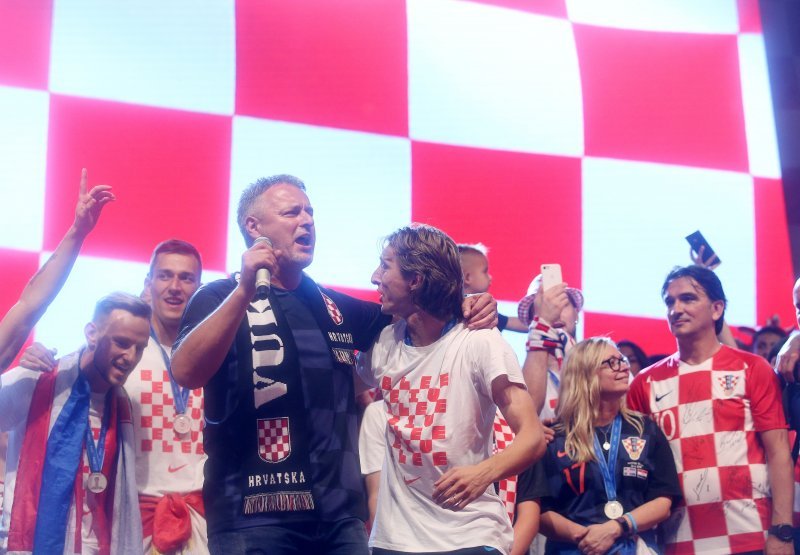 Vatreni na Trgu bana Jelačića