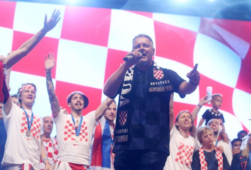 Vatreni na Trgu bana Jelačića