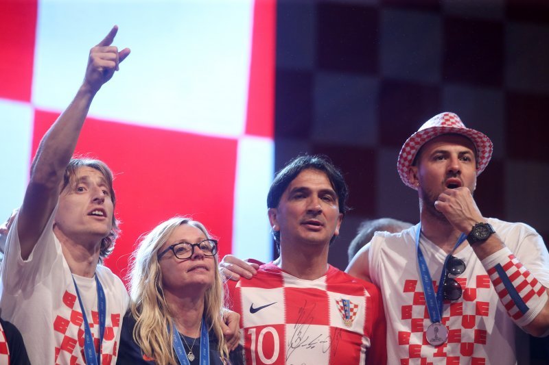 Vatreni na Trgu bana Jelačića