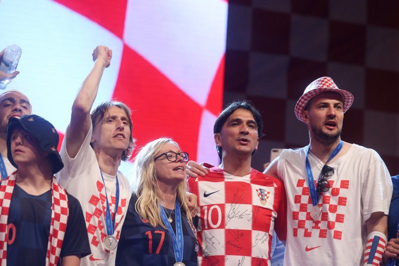 Vatreni na Trgu bana Jelačića