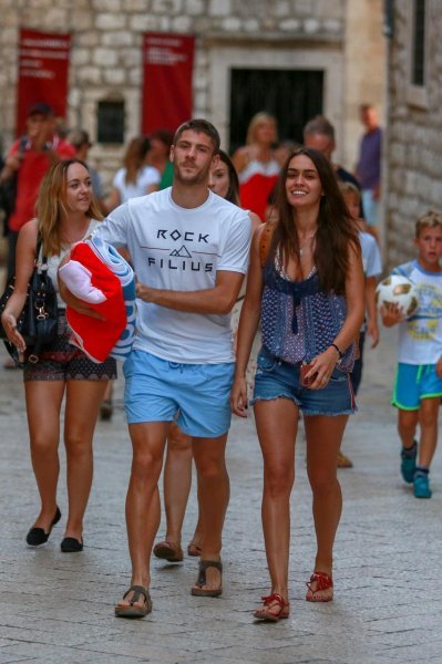 Andrej Kramarić s djevojkom u Dubrovniku