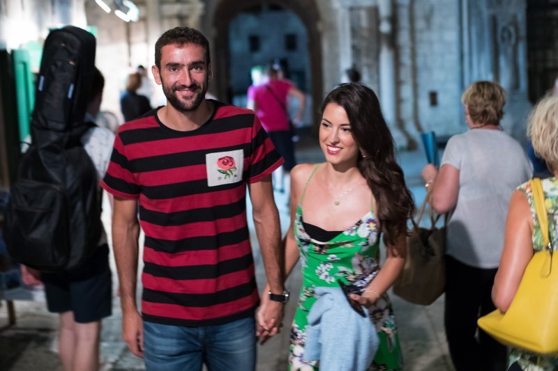 Marin i Kristina Čilić na Korčuli