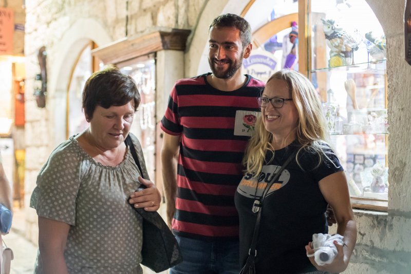 Marin i Kristina Čilić na Korčuli