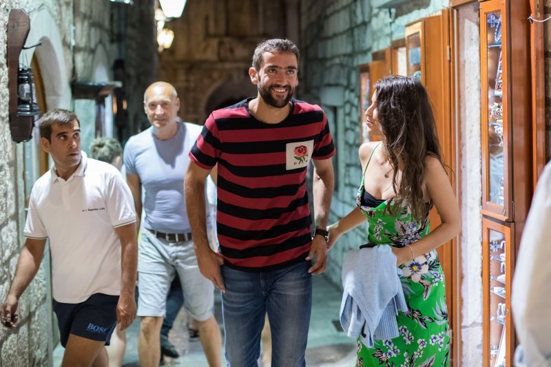 Marin i Kristina Čilić na Korčuli