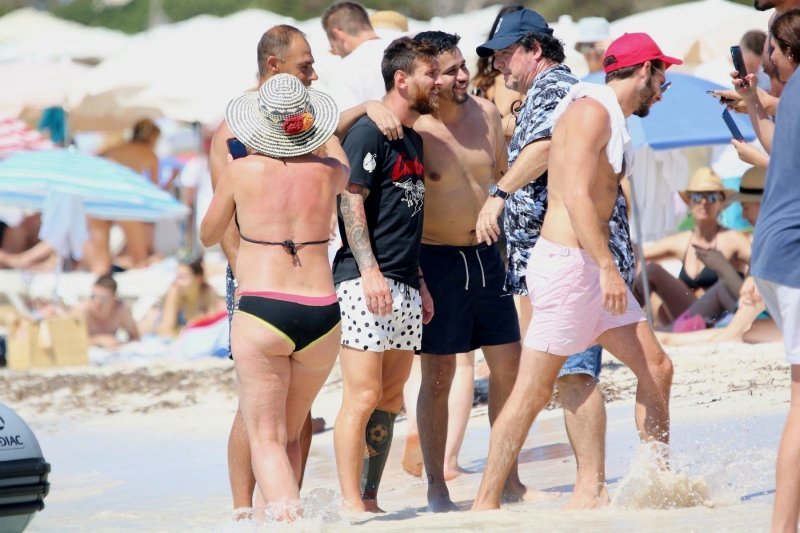 Lionel Messi s obitelji na Formenteri