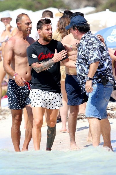 Lionel Messi s obitelji na Formenteri