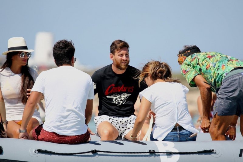 Lionel Messi s obitelji na Formenteri