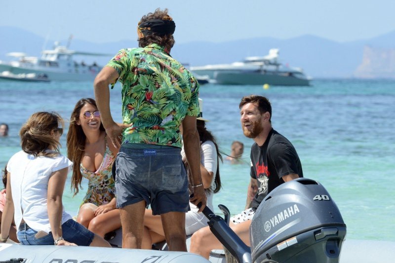 Lionel Messi s obitelji na Formenteri