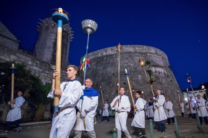 Procesija povodom proslave sv. Todora na Korčuli