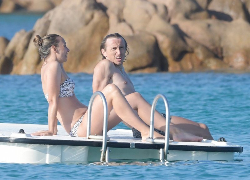 Luka i Vanja Modrić na Sardiniji