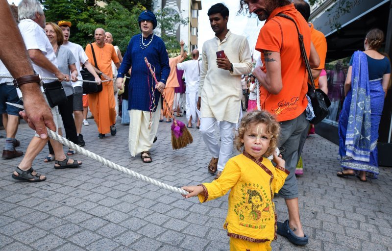 Indijski festival kočija ili Ratha-yatra na ulicama Zagreba