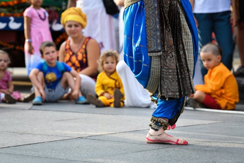 Indijski festival kočija ili Ratha-yatra na ulicama Zagreba