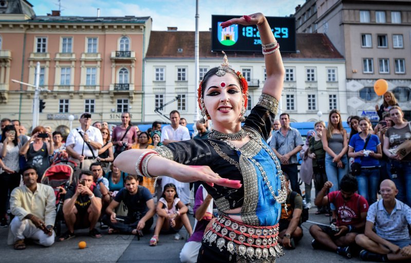 Indijski festival kočija ili Ratha-yatra na ulicama Zagreba