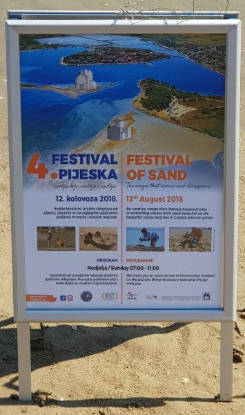 Festival pijeska u Ninu