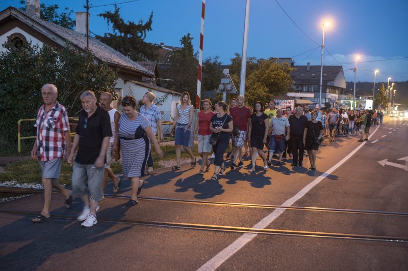 Prosvjed i svijeće za Mattea Ružića