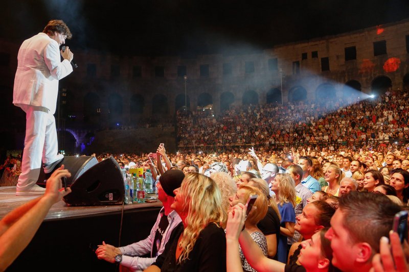 Zdravko Čolić u Areni Pula 18.08.2018.