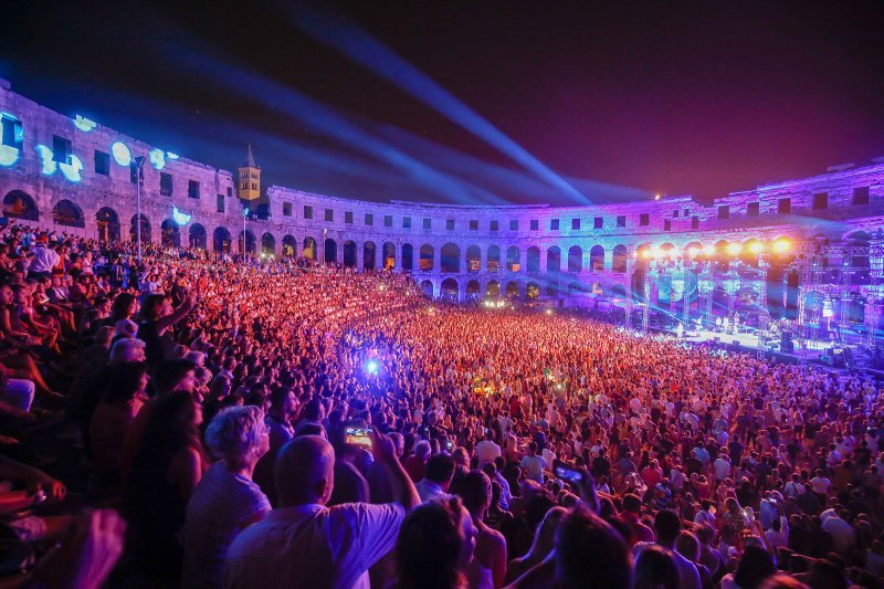 Zdravko Čolić u Areni Pula 18.08.2018.