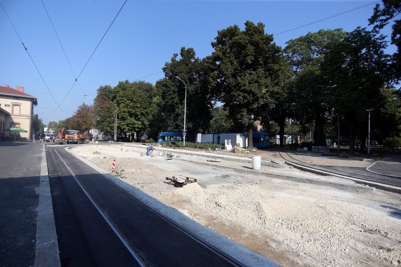 Radovi na rekonstrukciji prometnice i tramvajske pruge na Zapadnom kolodvoru