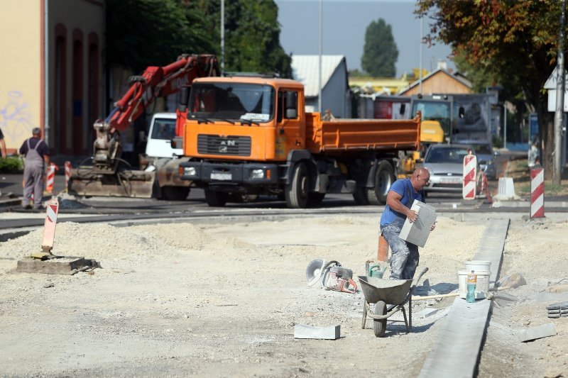 Radovi na rekonstrukciji prometnice i tramvajske pruge na Zapadnom kolodvoru