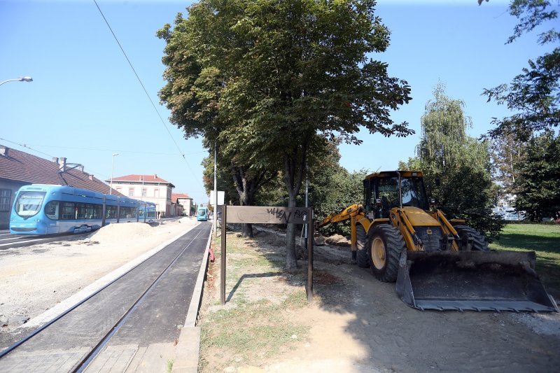 Radovi na rekonstrukciji prometnice i tramvajske pruge na Zapadnom kolodvoru