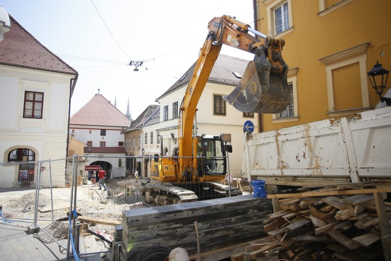 Radovi na rekonstrukciji dijela Kamenite ulice