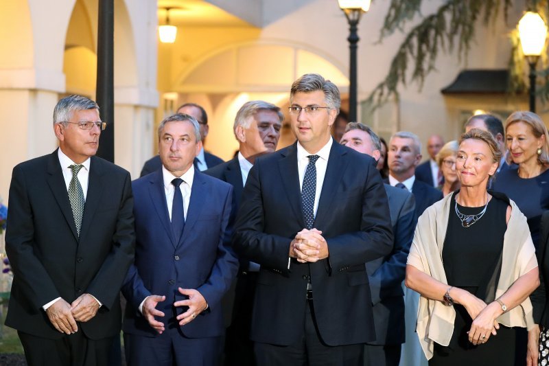 Željko Reiner, Predrag Štromar, Andrej Plenković i Marija Pejčinović Burić