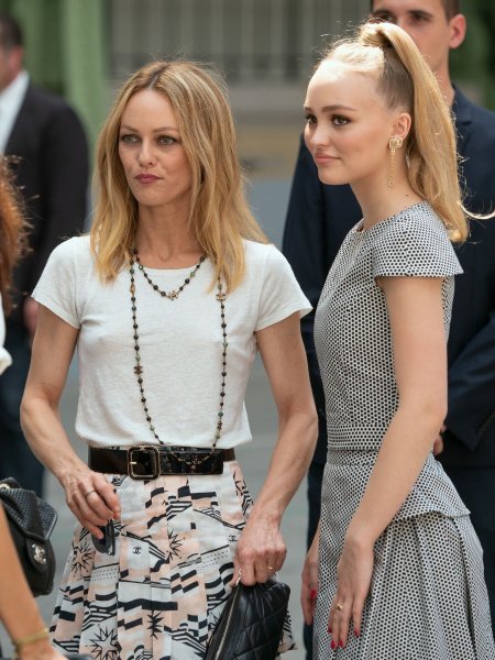 Lily Rose Depp i Vanessa Paradis