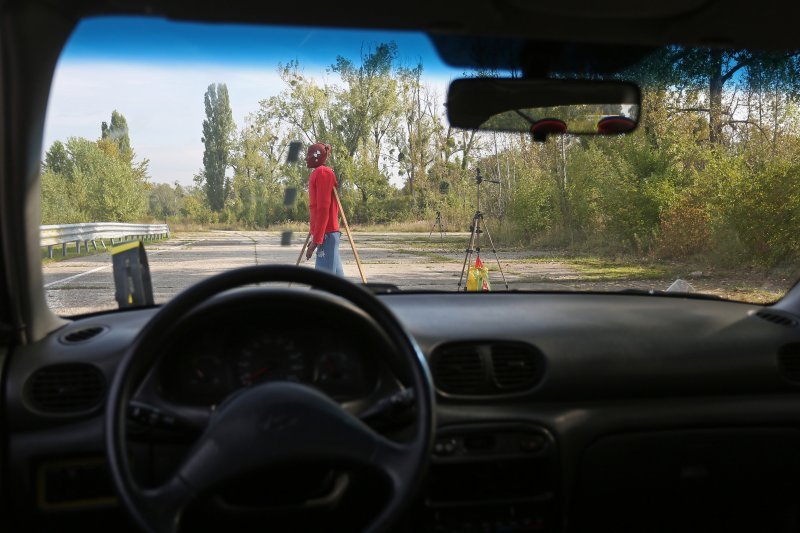 Crash testovi udara u pješaka i drugo vozilo u sklopu kampusa na Borongaju