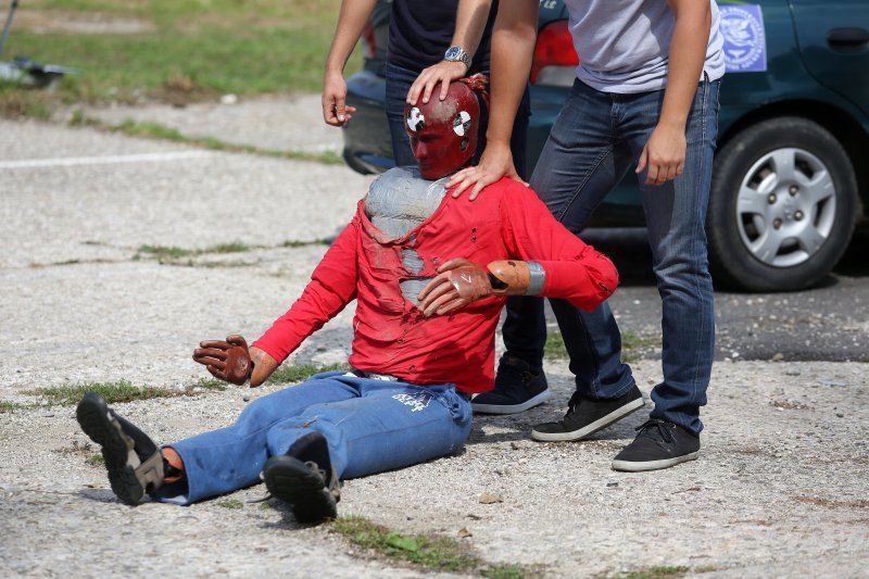 Crash testovi udara u pješaka i drugo vozilo u sklopu kampusa na Borongaju