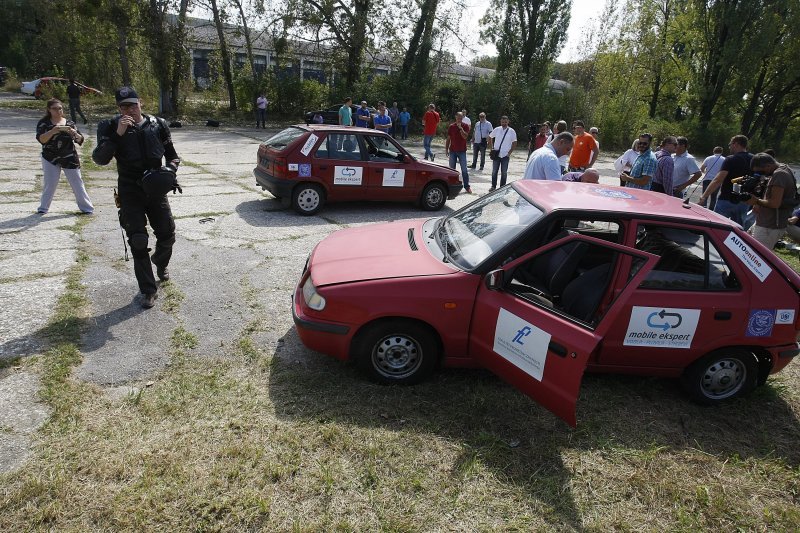 Crash test vozila u kampusu Borongaj