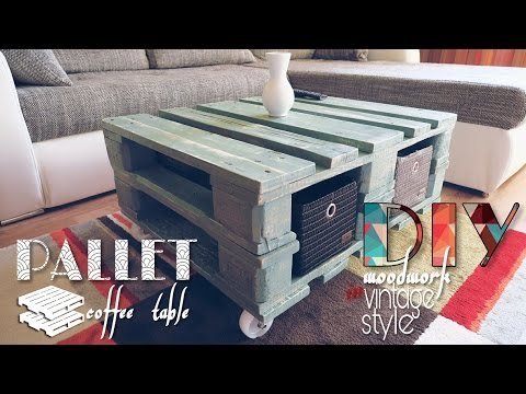 Kako napraviti stolić od paleta