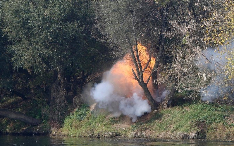 Vježba pripreme i svladavanja vodene zapreke kroz izlazak na vodenu zapreku