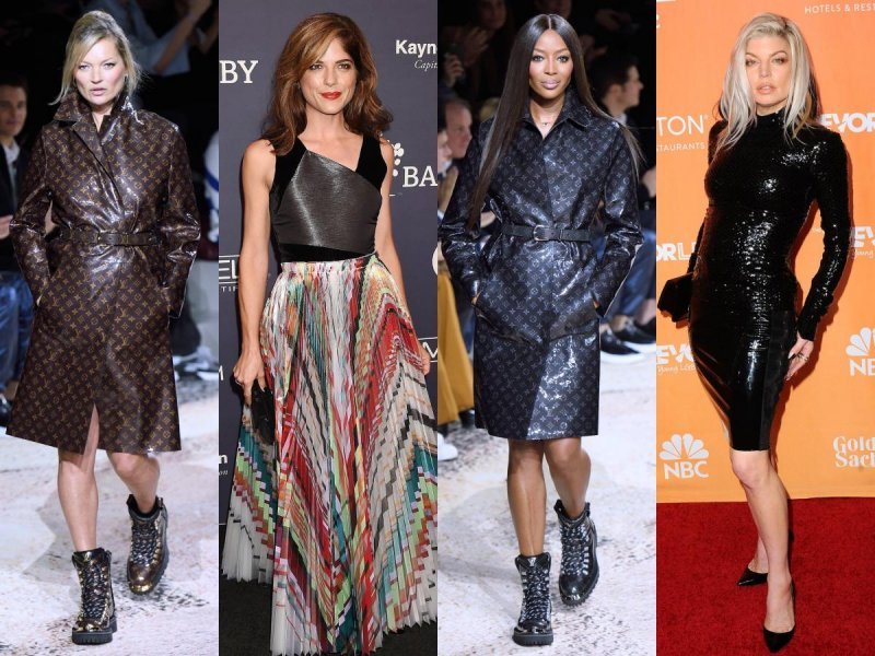 Kate Moss, Selma Blair, Naomi Campbell i Fergie