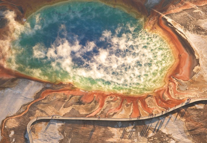 Gejzir u Nacionalnom parku Yellowstone