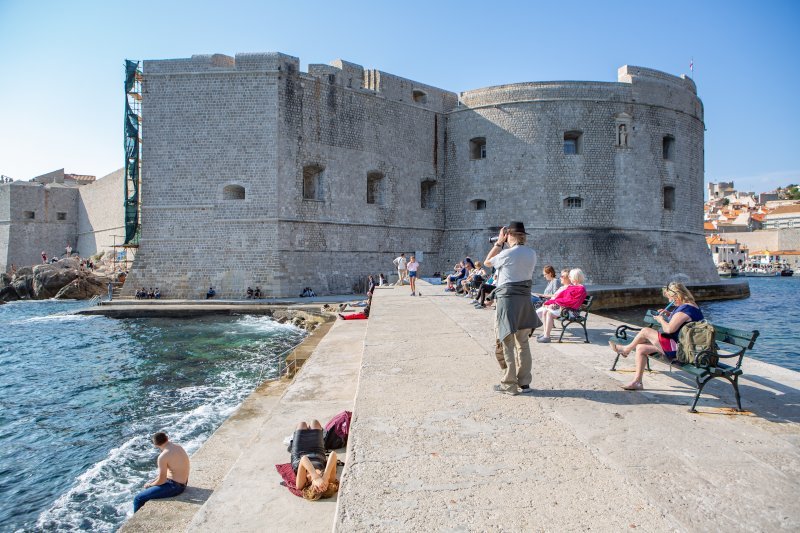 Navala turista na Dubrovnik pri kraju sezone