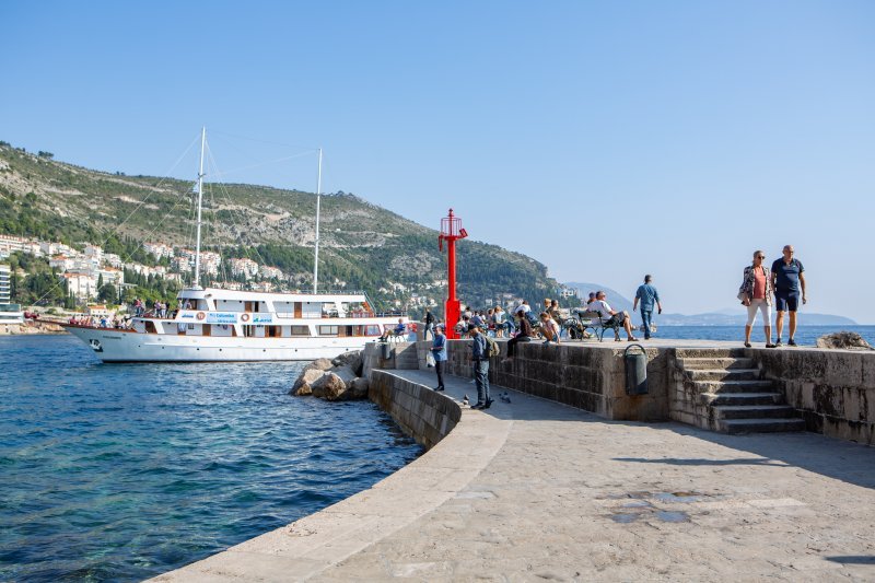 Navala turista na Dubrovnik pri kraju sezone