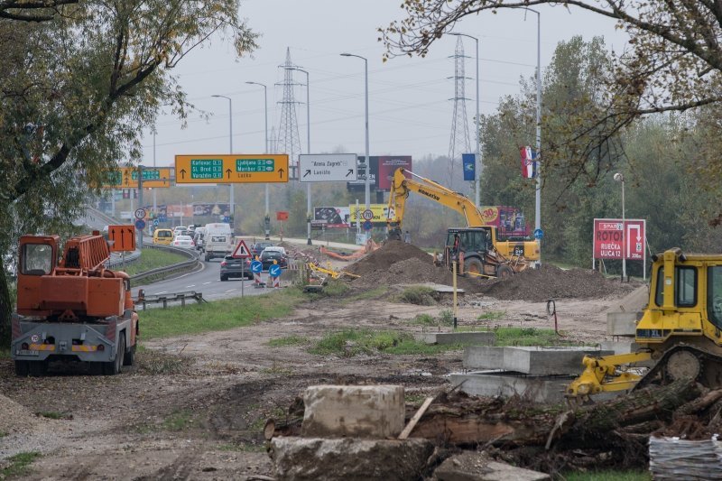 Radovi na izgradnji prilaznih cesta zbog zatvaranja remetinečkog rotora