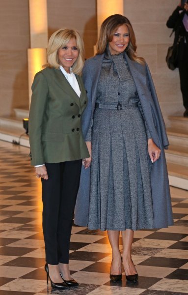 Brigitte Macron i Melania Trump