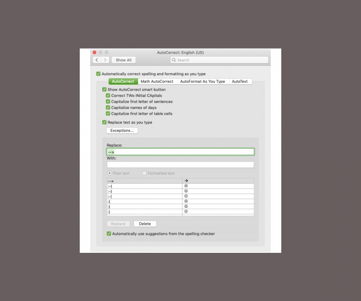Kako podesiti Autocorrect na Macu