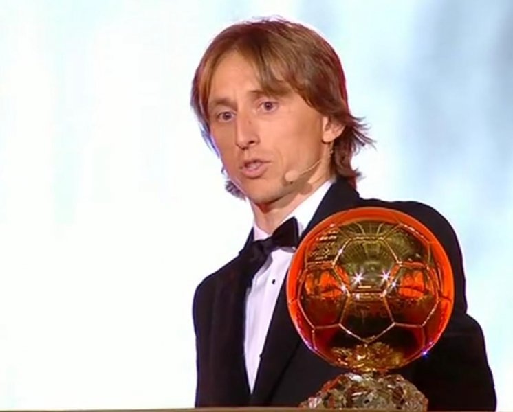 luka modrić zlatna lopta 1