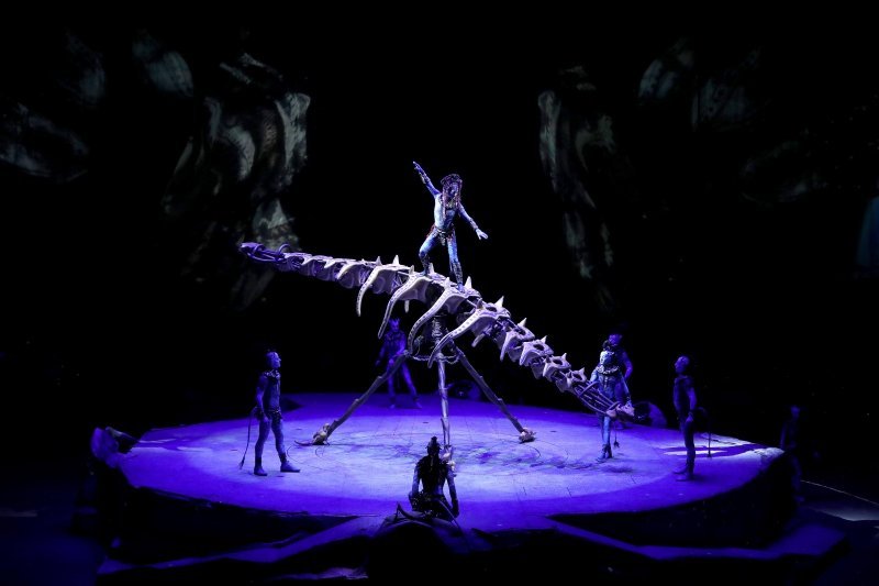 Turneja Cirque du Soleil Toruk - Prvi Let, inspirirana filmskim hitom Avatar