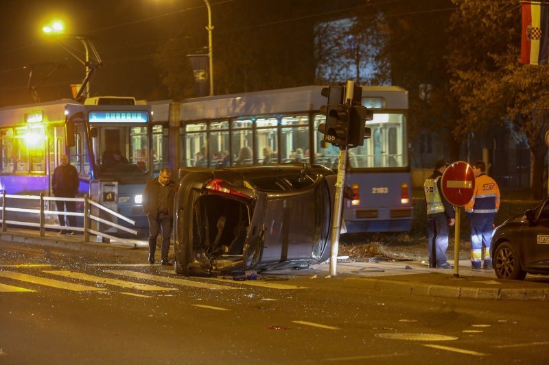 Prometna nesreća u Zagrebu