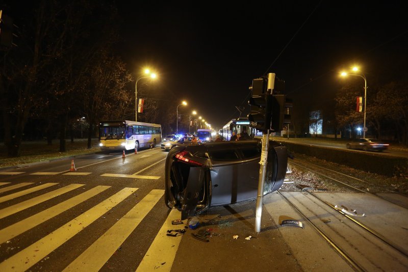 Prometna nesreća u Zagrebu