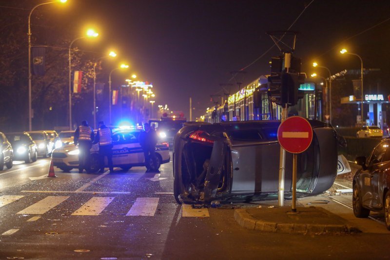 Prometna nesreća u Zagrebu