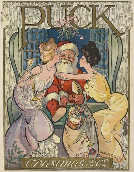 Djed Božićnjak na naslovnici Pucka, Australija (1902. godina)