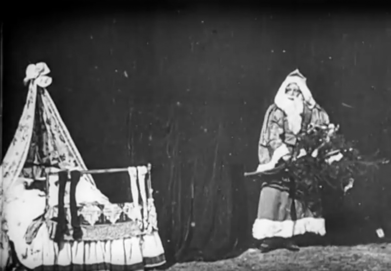 Prvi sačuvani film s Djedom Božićnjakom (1898. godina)