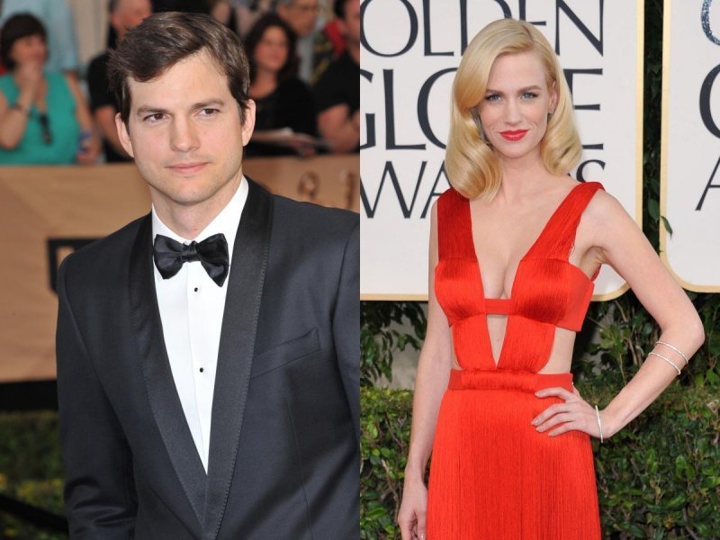 Ashton Kutcher i January Jones